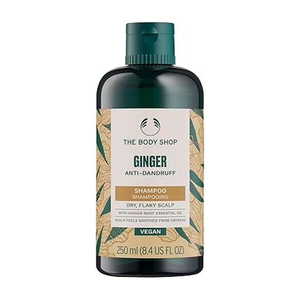The Body Shop Ginger Shampoo Dry Flaky Scalp 250ml(8.4 Fl Oz) Set Of 2 - Picture 1 of 7